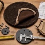 Accessoires pour arbre à chat : pièces et modules vérifiés avec mètre et pied à coulisse