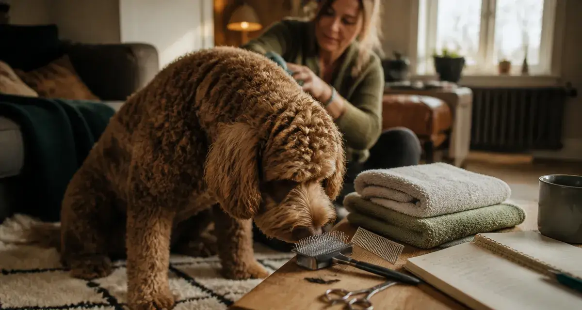 Chien frisé grand : caniche, barbet ou chien d’eau portugais, boucles et toilettage