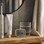 Temps brossage de dents : minuteur 2 minutes et brosse à dents électrique