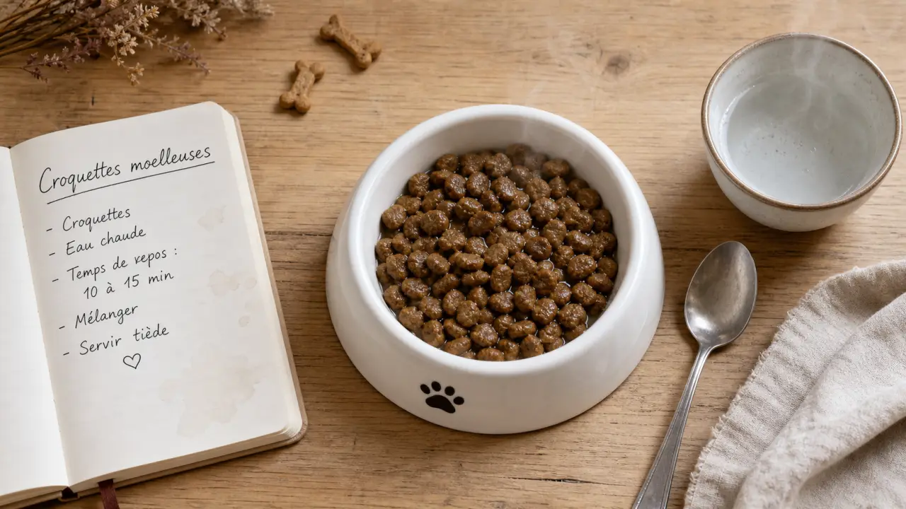 Croquettes moelleuses chien pour dents sensibles, chiots et chiens âgés