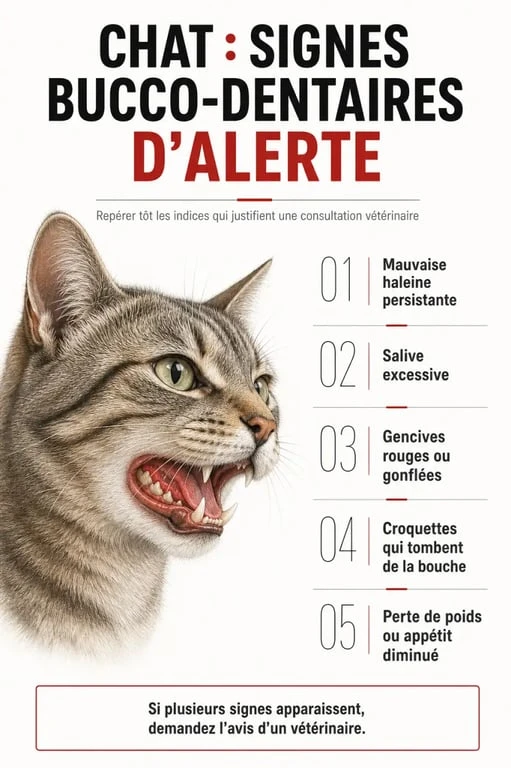 Croquettes molles chat : signes de douleur bucco-dentaire à surveiller