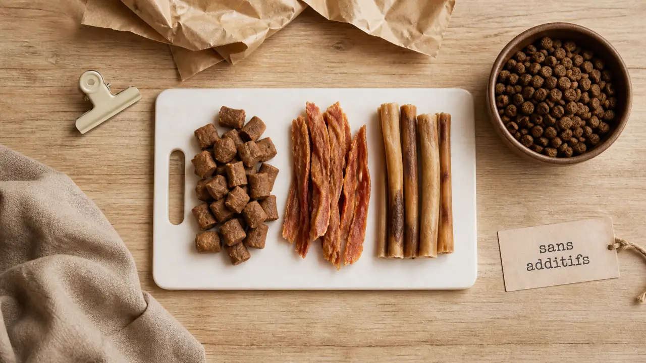 Friandise naturelle pour chien : mastication utile
