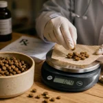 Hypothyroïdie chien et alimentation : peser la ration au poids cible