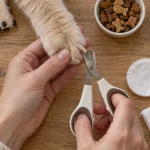 Coupe griffe chat : couper la pointe transparente