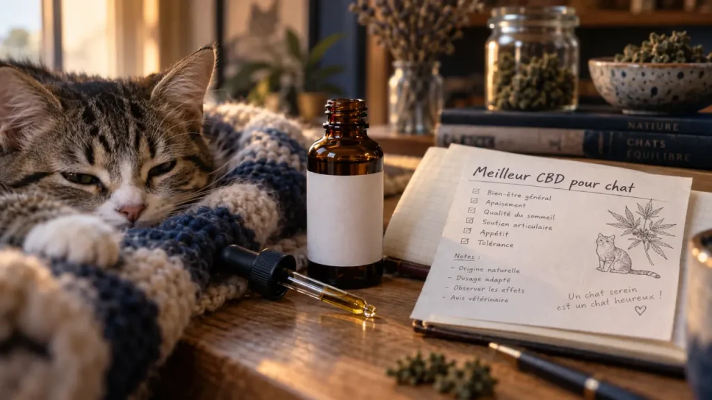CBD pour chat : 3 critères de pureté pour choisir une huile sans risque