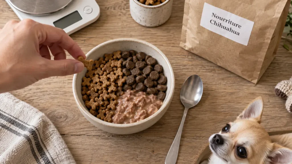 Nourriture Chihuahua : croquettes et ration adaptée selon taille et âge