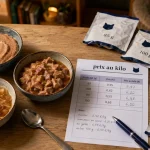 Pâtée pour chat : calcul du prix au kilo et formats de gamelles